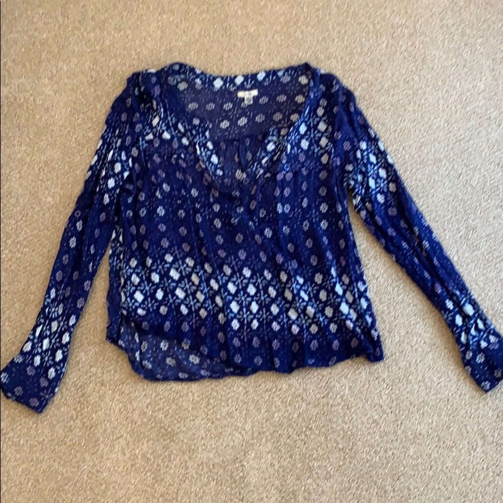 Ecote blue blouse